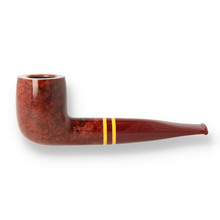 Savinelli Regimental Smooth 101 Burgundy 6mm Briar Pipe