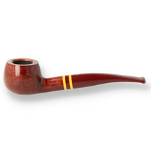 Savinelli Regimental Smooth 315 Burgundy 6mm Briar Pipe