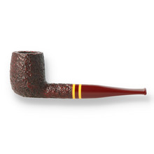 Savinelli Regimental Rustic 128 Dark Brown 6mm Briar Pipe