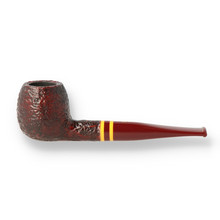 Savinelli Regimental Rustic 207 Dark Brown 6mm Briar Pipe