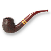 Savinelli Regimental Rustic 602 Dark Brown 6mm Briar Pipe