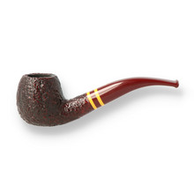 Savinelli Regimental Rustic 626 Dark Brown 6mm Briar Pipe